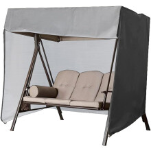 Outdoor Patio Swing Cover For All Seasons, Water Resistant Coated Fabric Swing Chair Cover With Double-stitched Seam For Enhanced Durability And