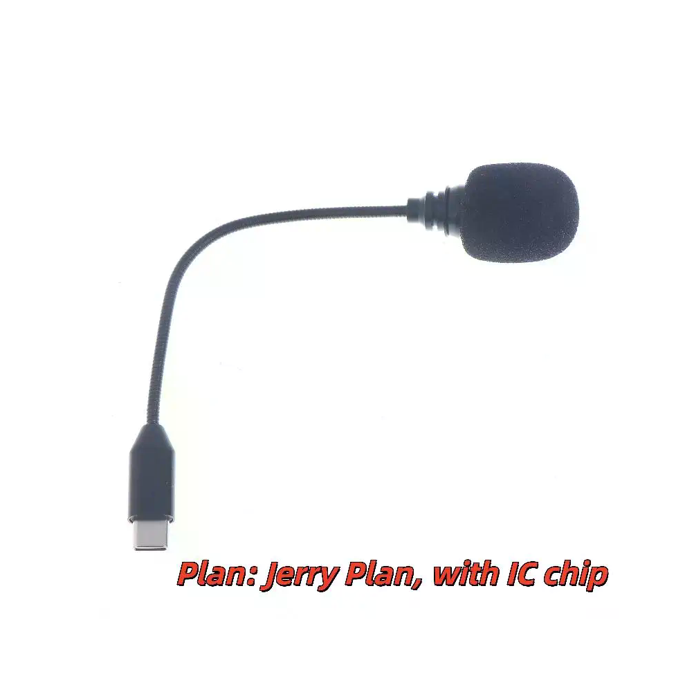 1Pcs Type C Phone/Tablet/Pc Video Recording Microphone With Flexible Neck Recording Usb C Computer Microphone For Vlog 6935161517781