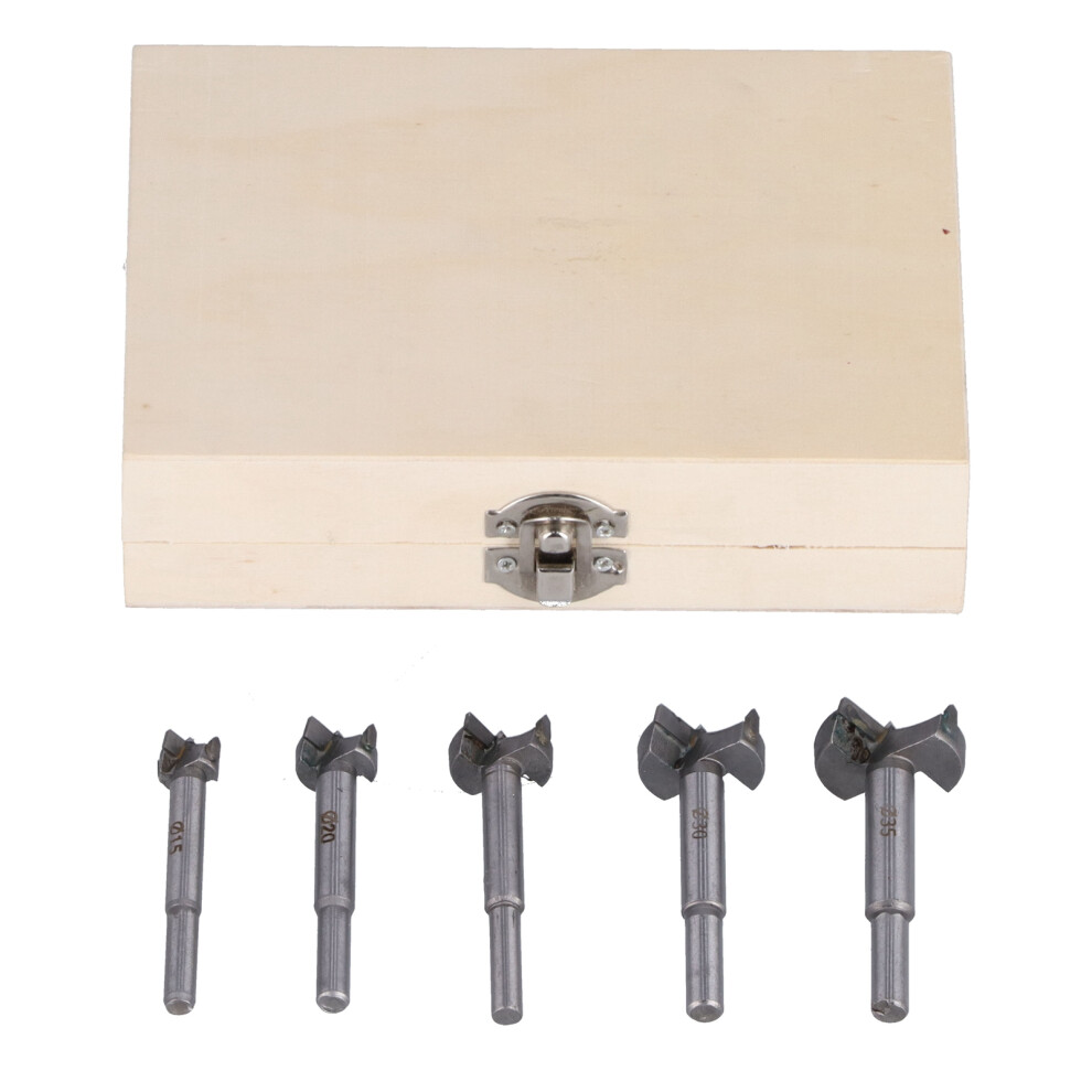 Precision Drilling Solution, Smooth Precision Drilling Carbide Tip Woodworking Bits, Forstner Auger Drill Bit Set Ensures Neat Hinge Hole Saw 9169997511171