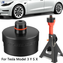 Adaptador de soporte de almohadillas de goma de doble uso se adapta al eje del coche, gato de soporte para el suelo del Tesla Model 3 Model S Model X
