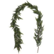 Feiertagsarrangements 180 cm Künstliche Zedern, Kunstzedern-Girland, Kletterpflanzen, Festliche Dekoration Einfache Anpassung