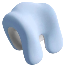Silla de oficina respaldo Cojín ergonómico para la cabeza Espuma viscoelástica Cuello Soporte para la cintura Juegos Almohada para dormir