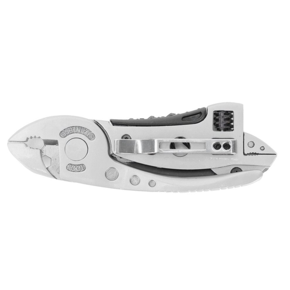 Multi Tool Adjustable Wrench Screwdriver Bits Pliers 160G 7901378587885