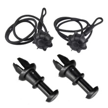Boot Trunk Parcel Shelf String Clips 2pcs Secure Cargo Elastic Strap for Golf Mk6 and Tiguan