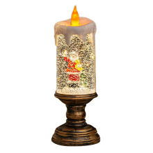Für Weihnachtsdekoration Kerzen für Weihnachtsdekoration festliche flammenlose LED-Kerzen mit Weihnachtsmann-Schneemann zu Weihnachten