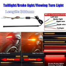 30 cm LED-Rücklichtstreifen für Motorrad – Sequentieller Blinker & Brems-/Stopplichtleiste |