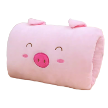 Detský roztomilý darček Zimný kreslený plyšový vankúš na ruky, Slabá trieda vankúš na ruky, Travel Necessity Desk Warmer na ruky