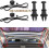 Boot Trunk Parcel Shelf String Clips 2pcs Secure Cargo Elastic Strap for Golf Mk6 and Tiguan 3