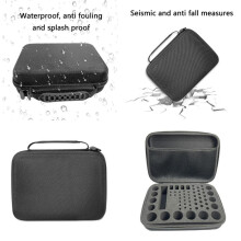 DurabILITY Batterie-Organizer Taschenbehälter AA 3A C D 9V Batterien Wasserdichte und stoßfeste Halter, Reißverschlüsse Verschlüsse Box