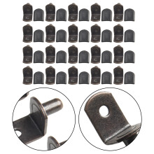 20 Stück 6 mm Regalhalterungen Halterstangen Stifte Stifte Fest Schrankschrank Möbel Regal Wandhalterung Halterung Beschläge