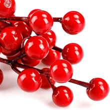 Wunderschöne Mode, Lucky Weddings Firmenevents, künstliche rote Beeren, Blumendeko, falscher Blumenschaum 12 Gabeln