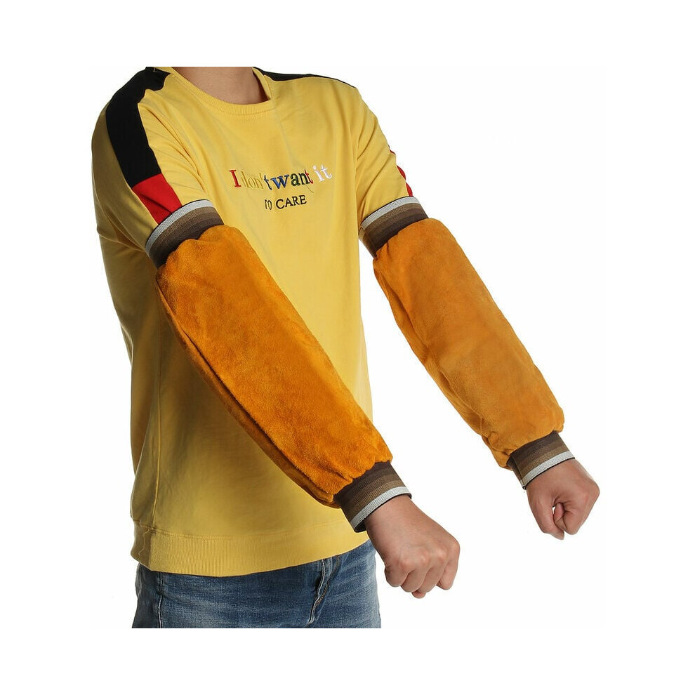 Leather Protective Sleeves For Welding, Welding Leg Cover Abrasion Resistance, Dual-Layer Heat Resistant Arm Guards With Kevlar Stitching, Thorn 9128293242950