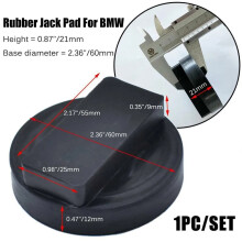 Wagenheber-Gummipolster-Buchsen-Kupfer-Rahmenschutzadapter für BMW E81 E82 E87 E88 F20 F21 E90 E91 E92 X1 X3 für MINIR50 R53 R56 NE