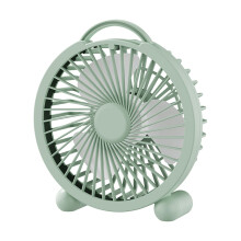 USB Desk Fan  Speed Air Circulation with Ergonomic Handle for Indoor Outdoor Use Green
