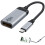 DP σε USB C Κοντό καλώδιο προσαρμογέα Καλώδιο 4K 60Hz Έξοδος Μεταλλικό περίβλημα 19cm 7