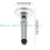 Disc Tip 12-Pcs High and Universal Crystal Round Replaceable Pen Disc Tips 6