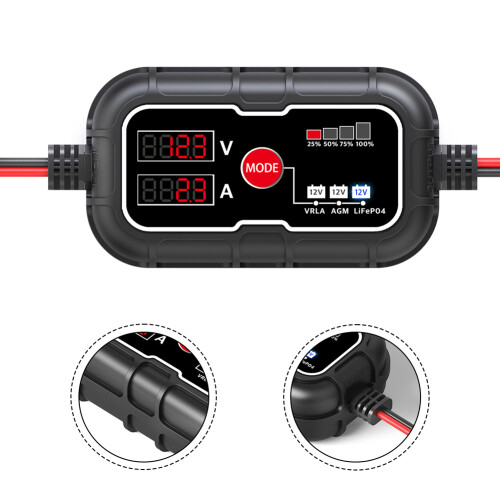 Ελεγκτής ηλιακής φόρτισης 10A 12V MPPT LCD Ψηφιακός ρυθμιστής Αδιάβροχος σύ 1