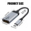 DP σε USB C Κοντό καλώδιο προσαρμογέα Καλώδιο 4K 60Hz Έξοδος Μεταλλικό περίβλημα 19cm 6