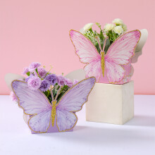6 Stück 20x14 cm 3D-Simulation Schmetterlings-Geburtstagsdekoration Mädchen-Schmetterlingsdekoration Geburtstagsparty Babyparty Hochzeitsdekoration