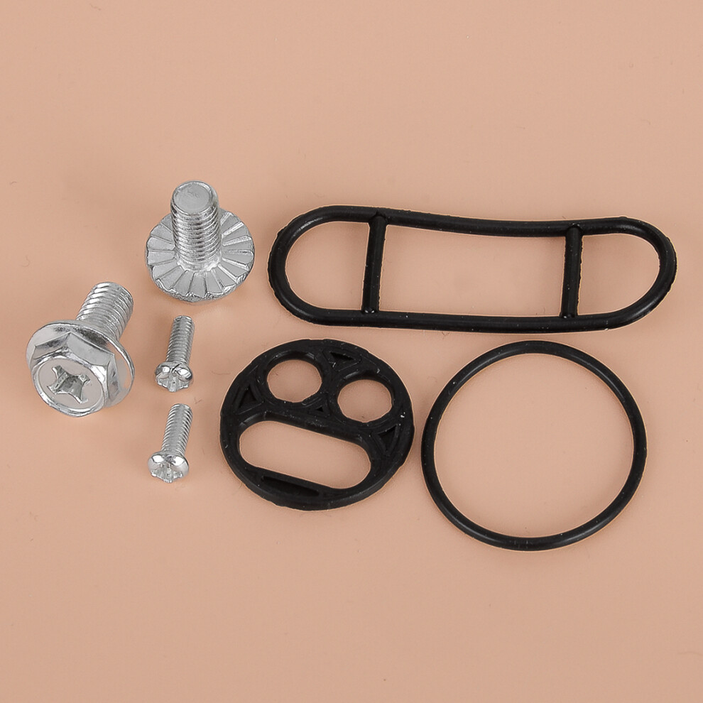 Fuel Petcock Pet Cock Shut Off Valve Repair Kit Seal 1752110001 18-2727V Fit For Yamaha Kawasaki Klx250r Klx300 Suzuki Dr250 Black 6935161475401