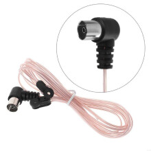 FM-Dipolantenne 75 Ohm PAL-Anschluss Radio Stereo Innenbereich für Heimkino-Empfänger HiFi AM/FM-Antennen Zubehör