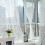 (White, 145cm*200cm 500G) Wide Application Sheer Curtains For Functional Space Light Filtering 2