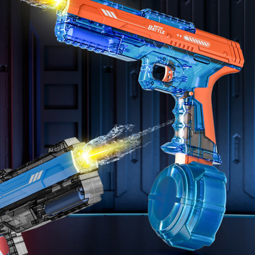 (Black and blue) ABS Small Size Watergun With Large Capacity For Endless Built-in 2