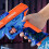 (Black and blue) ABS Small Size Watergun With Large Capacity For Endless Built-in 2
