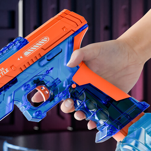(Black and blue) ABS Small Size Watergun With Large Capacity For Endless Built-in 1