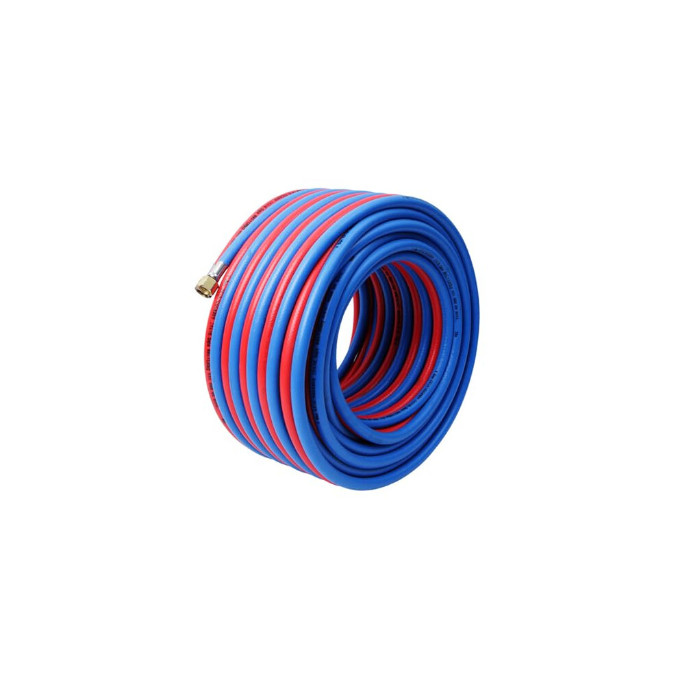 Oxy Acetylene Torch Hose, Twin Welding Torch With Copper Fitting, Industrial Explosionproof Cutting Hose 25M Ref: 1894 9347817885002