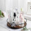 (Diameter: 22CM) Countertop Kitchen Storage Tray 360 Rotation For Easy Access 2