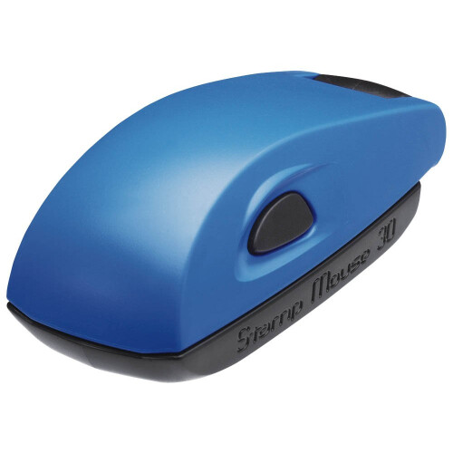 Stamp Mouse 30 Stamp with your text   4.9 x 1.9 cm (W x H)