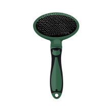 Deshedding Brush for Dogs and Cats, Green Grooming Tool with Comfort Handle for Undercoat Shedding and Tangles, 17.5x9CM