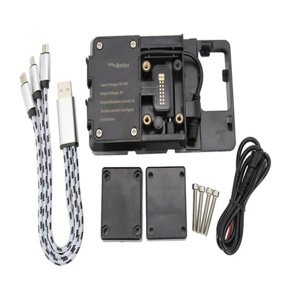 Gps Mount For Ducati For Multistrada 1200 2010 2011 2012 Mobile Phone Navigation Bracket Motorcycle Usb Charging Bracket(1) 9347817885248