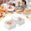 Egg Storage Container with Curved Handle, Stackable Protective Egg Holder Tray for Refrigerator and Picnic 3
