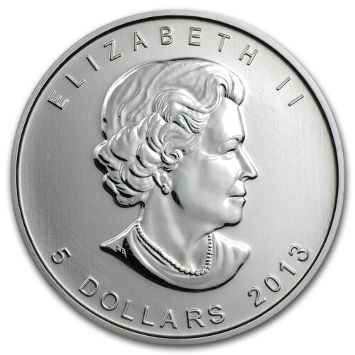 2 pieces Canada 2013 Maple Leaf commemorative coin silver plated