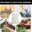 Sink Strainer Mesh Bag 100pcs AntiClogging Fine Mesh Kitchen Sink Filter Net for Easy Waste Disposal 3