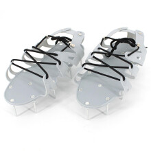 Adjustable Lawn Aerator Shoes Durable PP Garden Spike Design Fits Any Shoe Size for Easy Soil