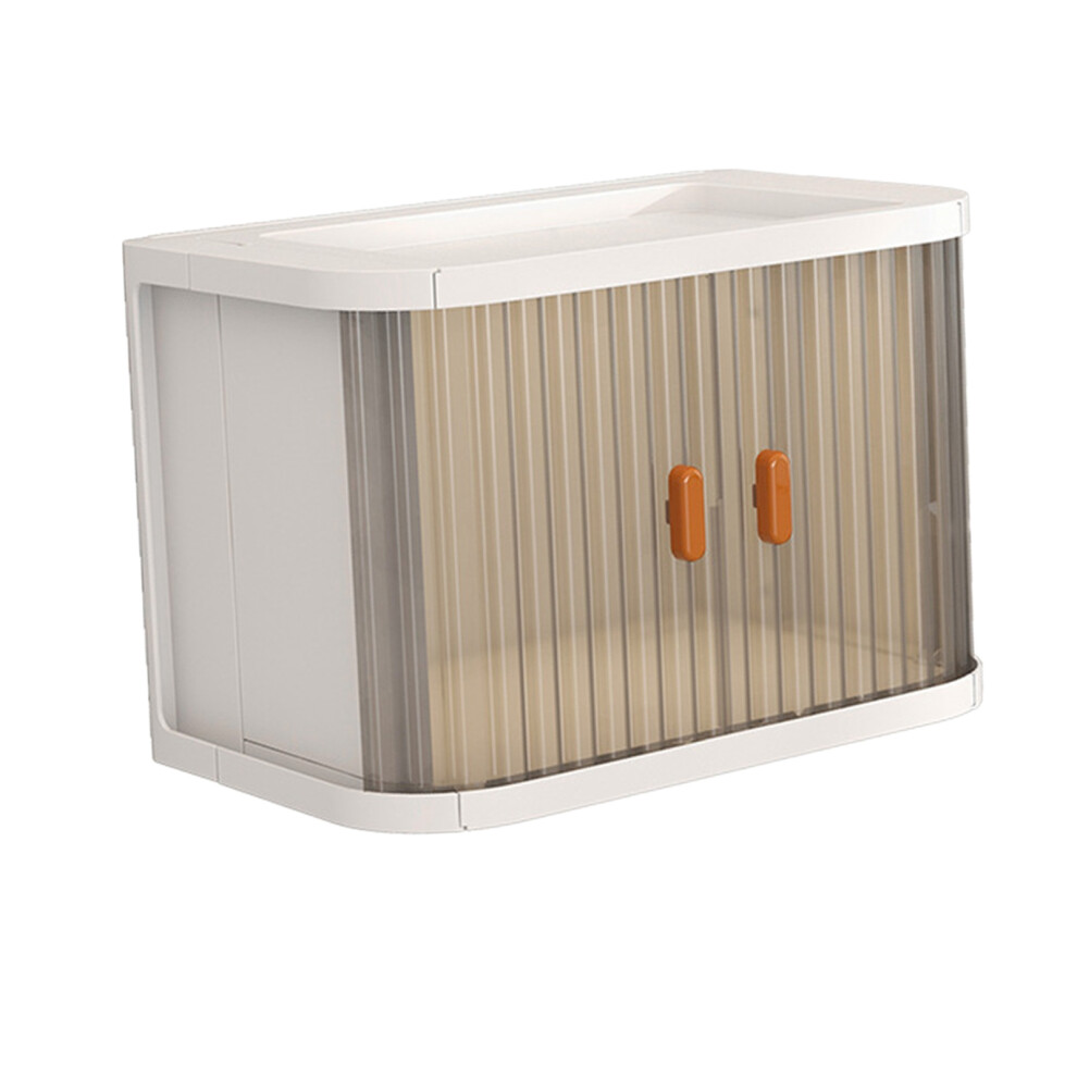 Foldable Desktop Storage Box 26.8X16.3x18.2cm Stackable Plastic Organizer 8731368963547