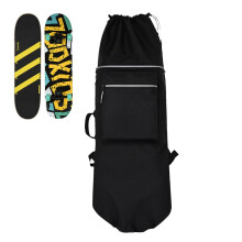 Oxford Skateboard Bag Oxford Skateboard Carry Bag Oxford Cloth Shoulder Bag for Picnic, Travel, School, and Outdoor Activities Black Ref: 5952