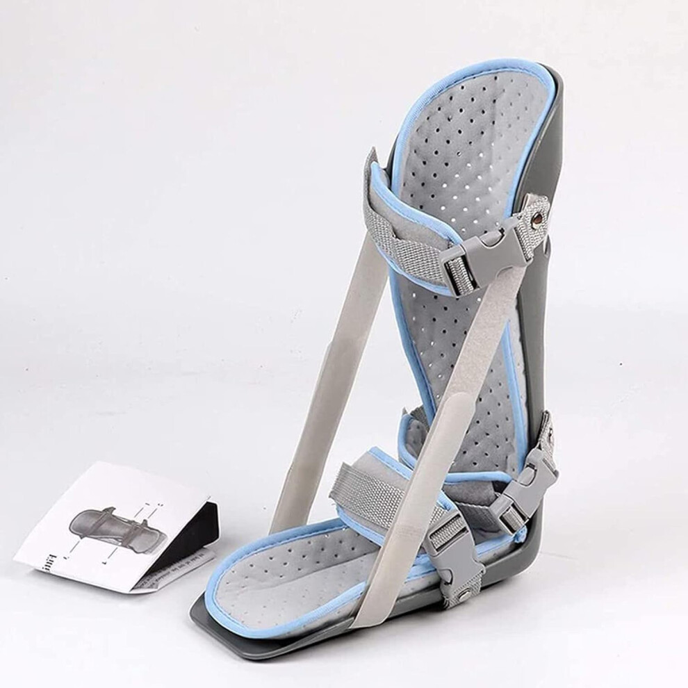 Ankle Foot Orthosis Foot Drop Brace with Pain Relief Support and Breathable Comfort Fit Grey