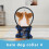 Blind Dog AntiCollision Head Guard Guide Device, Adjustable Vest (Blue) 3