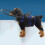 Blind Dog AntiCollision Head Guard Guide Device, Adjustable Vest (Blue) 4