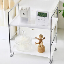 2-Schichtiger PP-gelaserter Eisen-Make-up- und Gewürzorganizer für Küche & Bad