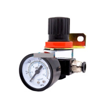 AR2000 G1/4 Inch Pneumatic Air Compressor Pressure Regulator Valve with Accessories and 6mm Fuse