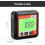 Digital Level Angle Meter Electronic Protractor Inclinometer With Magnetic Base LCD Display Box Angle Finder White 3