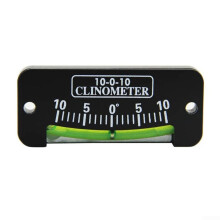 Lightweight Boat Clinometer Compact 10 Degree Tilt Range Marine Tilt Gauge For Boats And Navigation