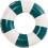 Inflatable swimming rings with colorful patterns,  for pool and beach fun. 4