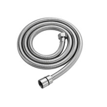 ZHGUIMING 1 piece 1.5M stainless steel hose extension tube bathroom shower pipe extension tube water pipe pull pipe bath accessories