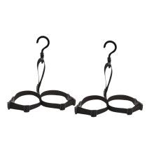 2 Pieces Adjustable Fishing Boot Hangers Durable Versatile Drying Solution for Waders and Shoes for Outdoor Activities and Travel